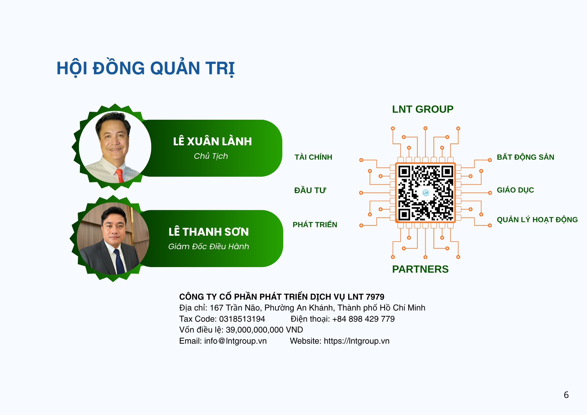 LNT Group Kiến tạo giá trị bền vững